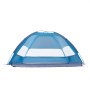 VEVOR Beach Tent Sun Shelter for 4 Person, UPF 50+ Protection, Portable Sun Shade Canopy with Carrying Bag & Sand Pockets, Lightweight and Easy Setup Beach Umbrella for Camping Fishing Outdoor Picnic