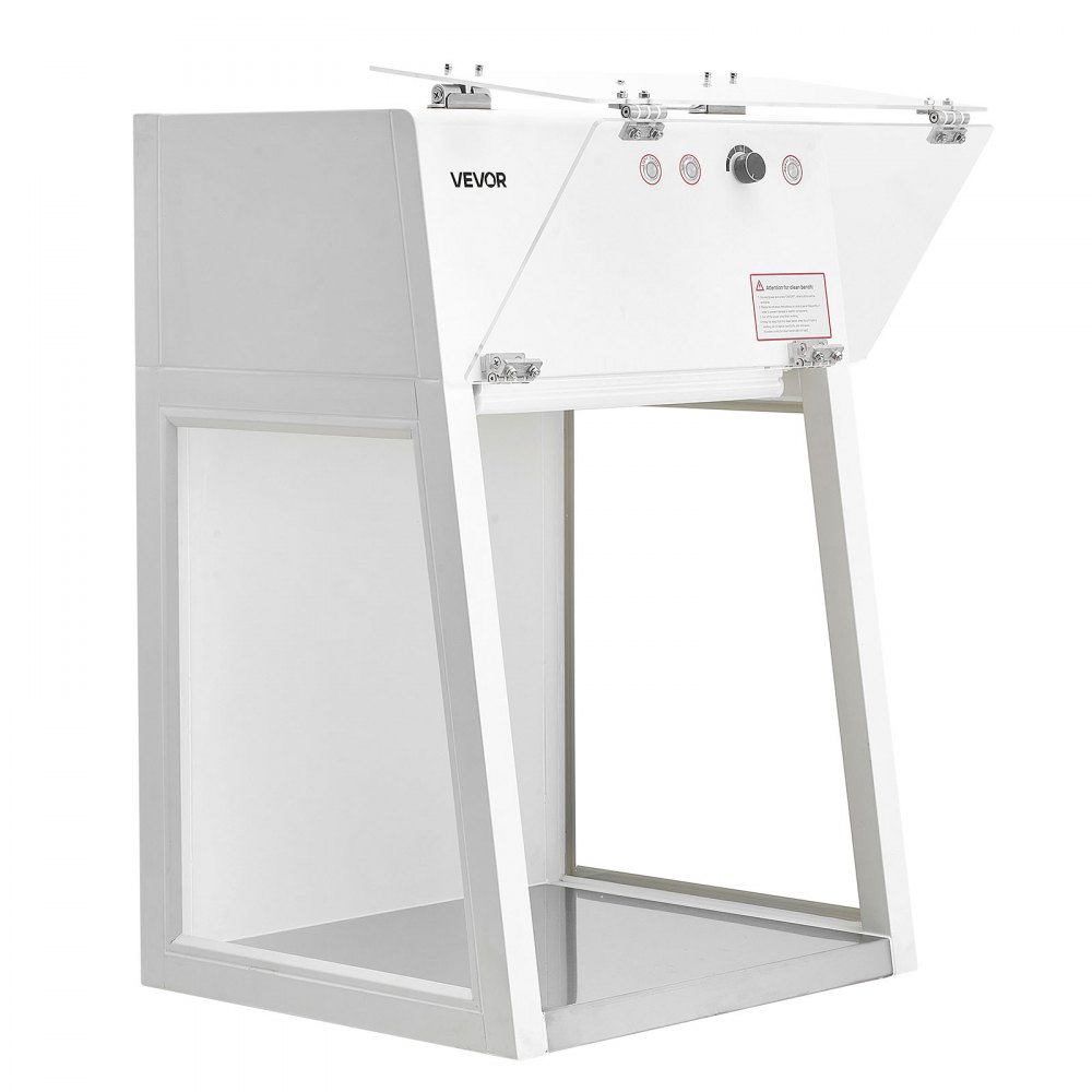 VEVOR Laminar Flow Hood, 20.08 x 20.47 x 23.62 inch Working Area Portable Clean Room, Meets ISO Class 5 Clean Room Standards, with HEPA-14 Filter and G1 Pre-Filter, for Medical and Laboratory Use