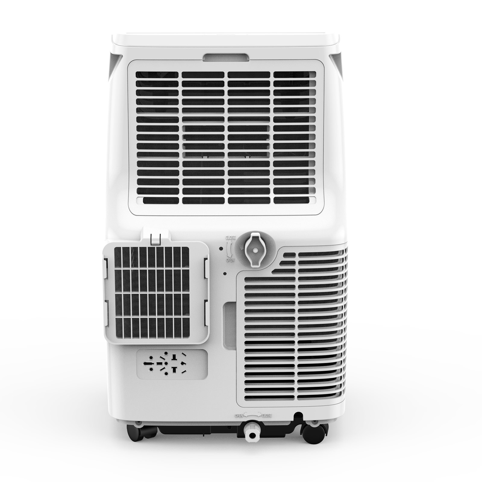 VEVOR 12,000 BTU Portable Air Conditioners, 3-in-1 Portable AC Unit with Remote Control, for 550-700 Sq.Ft, Cool/Dehumidifier/Fan Mode &Low Noise & Rich Accessories for Home/Office/Dorms, White