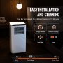 VEVOR Portable Air Conditioner 8k BTU 3 in 1 AC Cool Dehumidifier Fan 870W