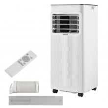 VEVOR Portable Air Conditioner, 10000 BTU ASHRAE (6000 BTU SACC) 3-in-1 Standing Cooling Ac Unit, with LED Touch Panel & Remote Control, 24h Timer, Cooling, Dehumidifier, Fan for Room Indoor, White