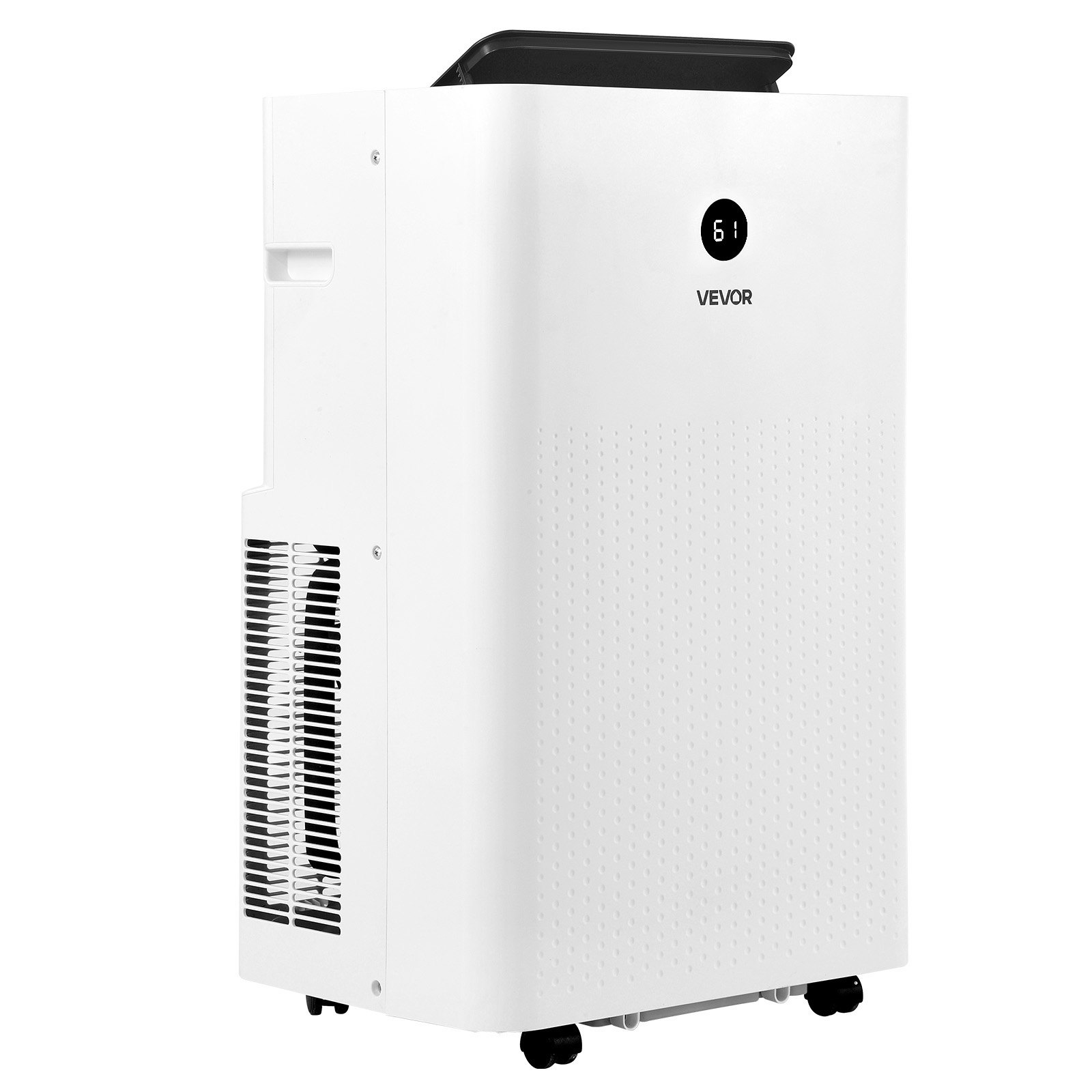 VEVOR Portable Air Conditioner, 14000 BTU ASHRAE (9800 BTU SACC) 4-in-1 Standing Cooling Ac Unit, LED Touch Panel & Remote Control, 24h Timer, Cooling, Dehumidifier, Fan, Sleep Mode for Room Indoor