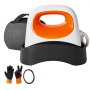 VEVOR Hat Press Machine, Mini Hat Heat Press for Caps with 3 Heating Levels, Cap Heat Press Machine with 6.1 x 3.5 inch Curved Heating Plate, Safety Base, and Glove, Automatic Shut-Off, White