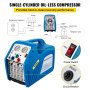 VEVOR Portable Refrigerant Recovery Machine 3/4 HP Single Cylinder Air Condition