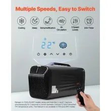 Aire acondicionado portátil de 4000 BTU para tiendas de campaña, aire acondicionado CA/CC para camping, caravanas y hogares.