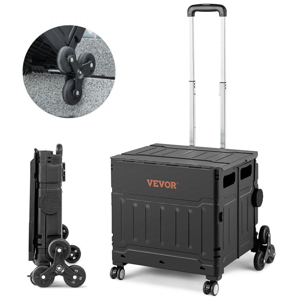 VEVOR Stair Climbing Cart, 220 lbs Capacity Hand Truck with