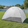 VEVOR Portable Paint Booth Tent, 115.35 x 90.55 x 74 inch Painting Tent Station, Spray Shelter with Built-in Floor & Mesh Screen, Large Space, Oxford Spray Painting Tents for Cupboard, Chairs, Tables