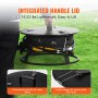 VEVOR Propane Fire Pit 19” Outdoor Portable Gas Fire Pit for Heating 58000 BTU