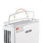 VEVOR Portable Propane Water Heater, 5L Tankless Outdoor Water Heater, 34000 BTU 1.32 GPM Instant Hot Water, with Accessory Set + Regulator for RV Camping Trips Cabins Barns