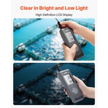 VEVOR Dissolved Oxygen Meter Portable Dissolved Oxygen Tester Kit 0.0-20.0 mg/L