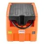 VEVOR Portable Diesel Tank, 182L Capacity, 10.6 GPM Flow Rate, Diesel Fuel Tank with Electric Transfer Pump, 4 m Hose, Auto Fueling Nozzle, Diesel Transfer Tank for Easy Fuel Transportation, Orange