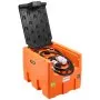 VEVOR Portable Diesel Tank, 182L Capacity, 10.6 GPM Flow Rate, Diesel Fuel Tank with Electric Transfer Pump, 4 m Hose, Auto Fueling Nozzle, Diesel Transfer Tank for Easy Fuel Transportation, Orange