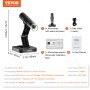 VEVOR Wireless Digital Microscope 50X-1000X 1080P HD WiFi Portable Handheld Mini Coin Microscope with Adjustable Stand USB Microscope Camera Magnifier Compatible with iPhone iPad Android Phone & PC
