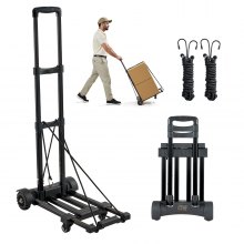 VEVOR Folding Hand Truck 290 lbs Platform Cart Dolly Trolley Cart for Moving