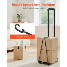 VEVOR Folding Hand Truck 110 lbs Platform Cart Dolly Trolley Cart for Moving
