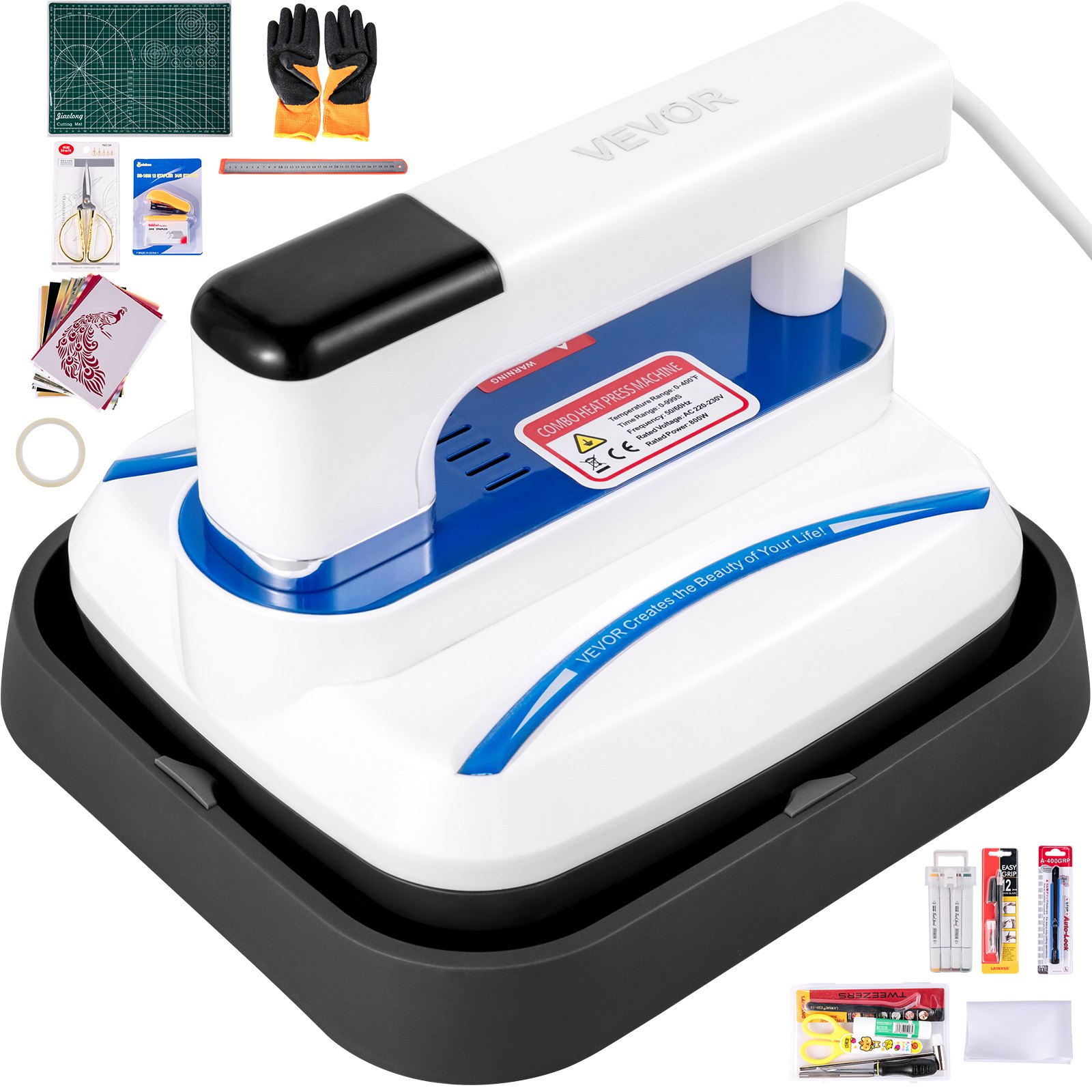 Sweiko Heat Press Machine 7 x 8, Blue Portable Easy Mini Press For T Shirts Sweiko Heat Press Machine 7 x 8, Blue Portable Easy Mini Press For T Shirts