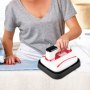 VEVOR Portable Heat Press 7x8 Inch Easy Press with Complete Tool Carrying Case Mini Heat Press Machine for T Shirts Bags and Small HTV Vinyl Projects(Red)