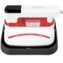 VEVOR Portable Heat Press 7x8 Inch Easy Press with Complete Tool Carrying Case Mini Heat Press Machine for T Shirts Bags and Small HTV Vinyl Projects(Red)