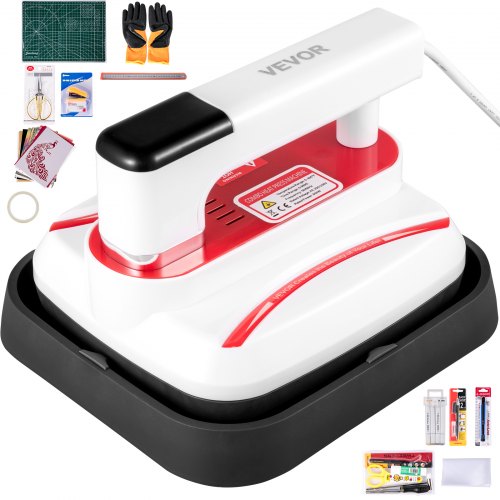 Heat Press Heat Press Machine 7 x 8, Red Portable Easy Mini Press  For T Shirts