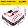 Heat Press Heat Press Machine 10 x 10 Red Portable Easy Mini Press  For T Shirts