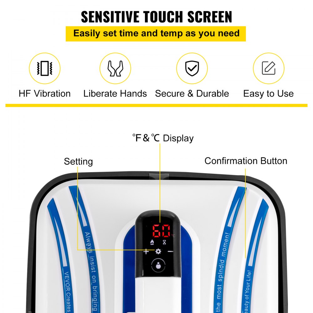 Heat Press Heat Press Machine For T Shirts 12 x 10 Portable Blue Easy Mini Press