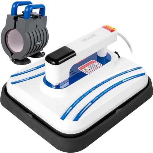 12" X 10" Heat Press Machine For T-shirts Portable Blue Easy Press Mini Press