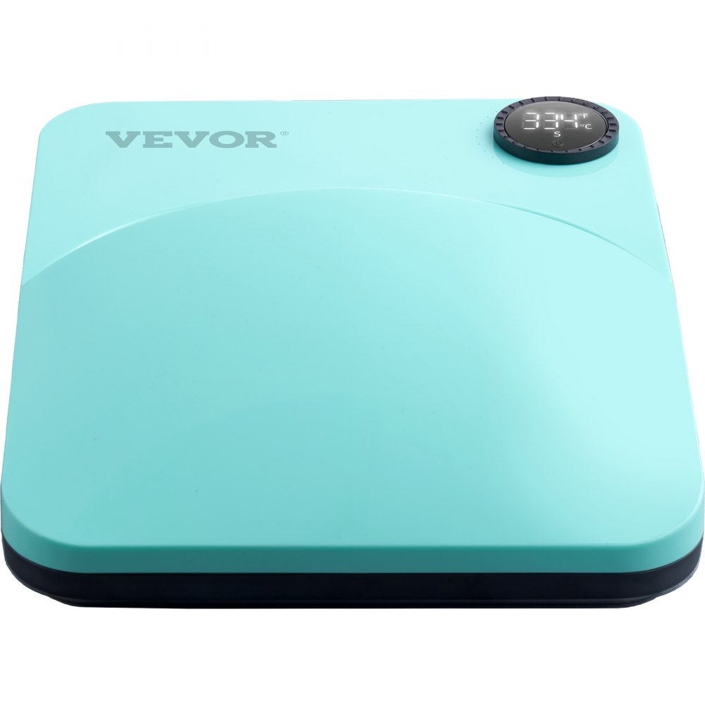 VEVOR Heat Press Machine,10x12inches Portable Shirt Printing Multifunctional Sublimation Transfer Heat Press Machine PTFE Coated, Easy Iron-on Press for T-shirts/Bags/Pillows/HTV Vinyl Projects