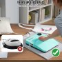 VEVOR Heat Press Machine,10x12inches Portable Shirt Printing Multifunctional Sublimation Transfer Heat Press Machine PTFE Coated, Easy Iron-on Press for T-shirts/Bags/Pillows/HTV Vinyl Projects