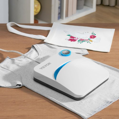 VEVOR Heat Press 9 x 9 in Portable Easy Press Sublimation Transfer DIY T-shirt