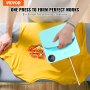 VEVOR Heat Press 9 x 9 σε φορητό μπλουζάκι Easy Press Sublimation Transfer DIY