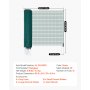 VEVOR Temporary Fence with Posts, 0.9 x 20m Plastic Mesh Fencing, Garden Safety Fences Netting with Double-Spike Stakes & Guy Ropes, Temporary Fence for Dogs, Chickens, Plants, Outdoor Yards