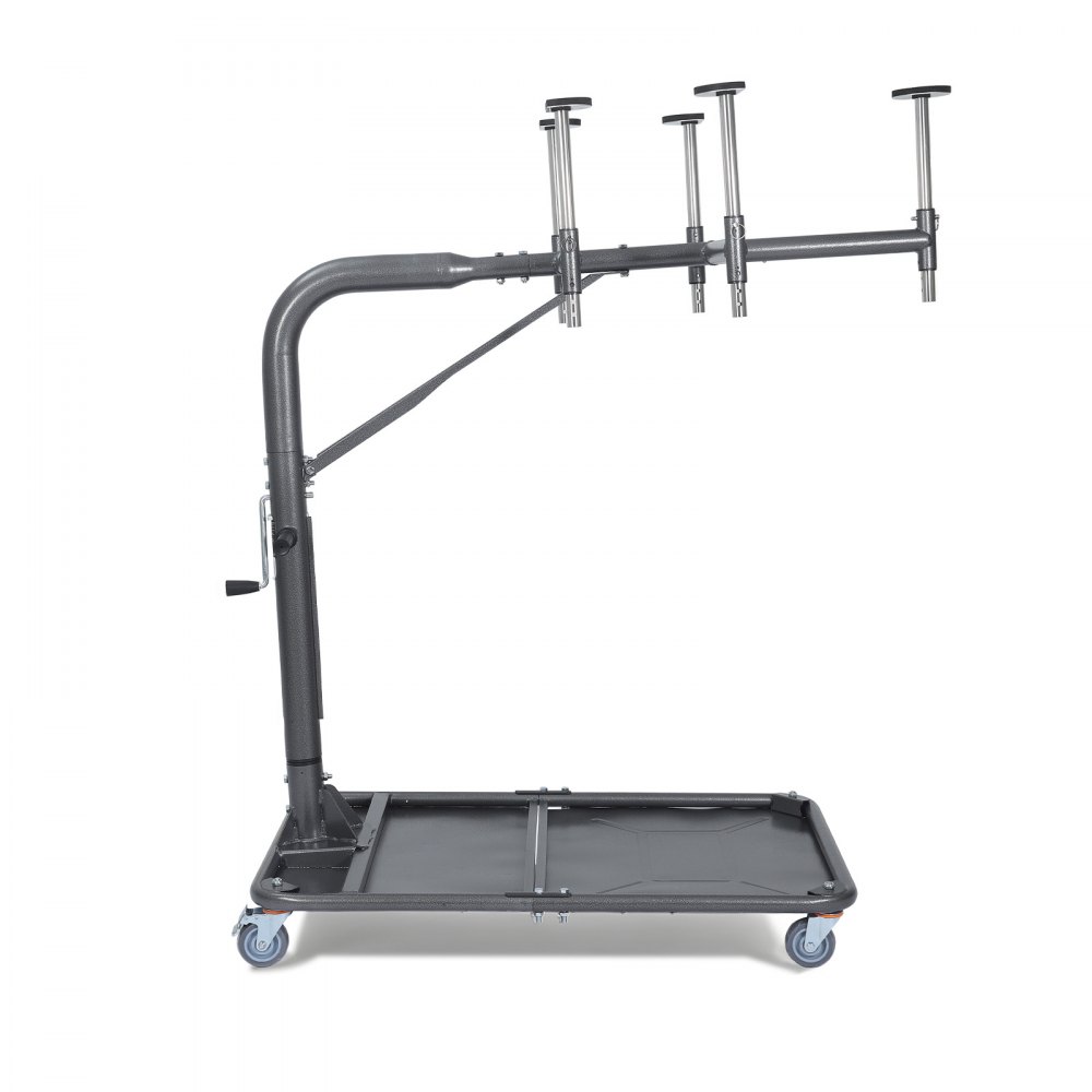 VEVOR Hard Top Remover Lift, 99.79 kg, Jeep Hardtop Removal and Storage System, Quick & Easy One-Person Operation, Adjustable Height, for Jeep Wrangler YJ, TJ, JK, JL, 4XE, Ford Bronco 4 Door & 6 Gen+