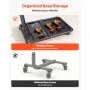 VEVOR Hard Top Remover Lift, 99.79 kg, Jeep Hardtop Removal and Storage System, Quick & Easy One-Person Operation, Adjustable Height, for Jeep Wrangler YJ, TJ, JK, JL, 4XE, Ford Bronco 4 Door & 6 Gen+