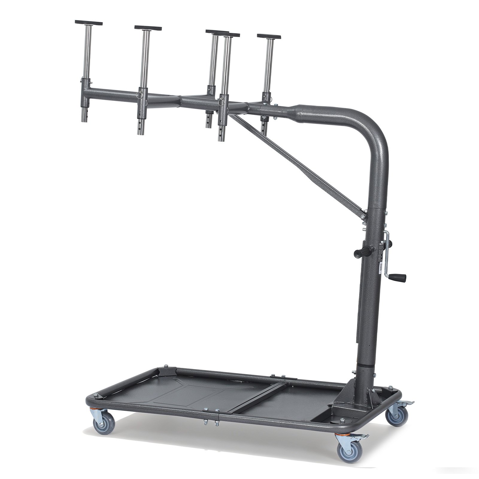 VEVOR Hard Top Remover Lift, 99.79 kg, Jeep Hardtop Removal and Storage System, Quick & Easy One-Person Operation, Adjustable Height, for Jeep Wrangler YJ, TJ, JK, JL, 4XE, Ford Bronco 4 Door & 6 Gen+