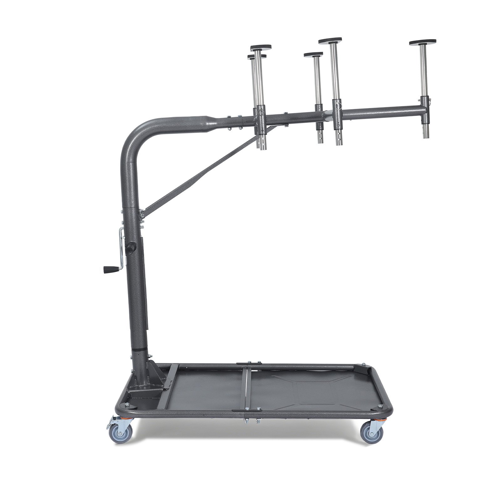 VEVOR Hard Top Remover Lift, 99.79 kg, Jeep Hardtop Removal and Storage System, Quick & Easy One-Person Operation, Adjustable Height, for Jeep Wrangler YJ, TJ, JK, JL, 4XE, Ford Bronco 4 Door & 6 Gen+