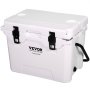 VEVOR Insulated Portable Cooler, 25 qt, Holds 25 Cans, Ice Retention Hard Cooler with Heavy Duty Handle, Ice Chest Lunch Box for Camping, Beach, Picnic, Travel, Outdoor, Keeps Ice for up to 6 Days