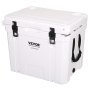 Răcitor portabil izolat VEVOR, 45 qt, găzduiește 45 cutii, răcitor dur cu reținere a gheții cu mâner rezistent, cutie de prânz cu gheață pentru camping, plajă, picnic, călătorii, în aer liber, păstrează gheața până la 6 zile