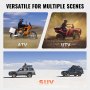VEVOR Fuel Gas Tank Portable Gas Can 1.3 Gal/5L with Lock Motorcycle ATV SUV UTV