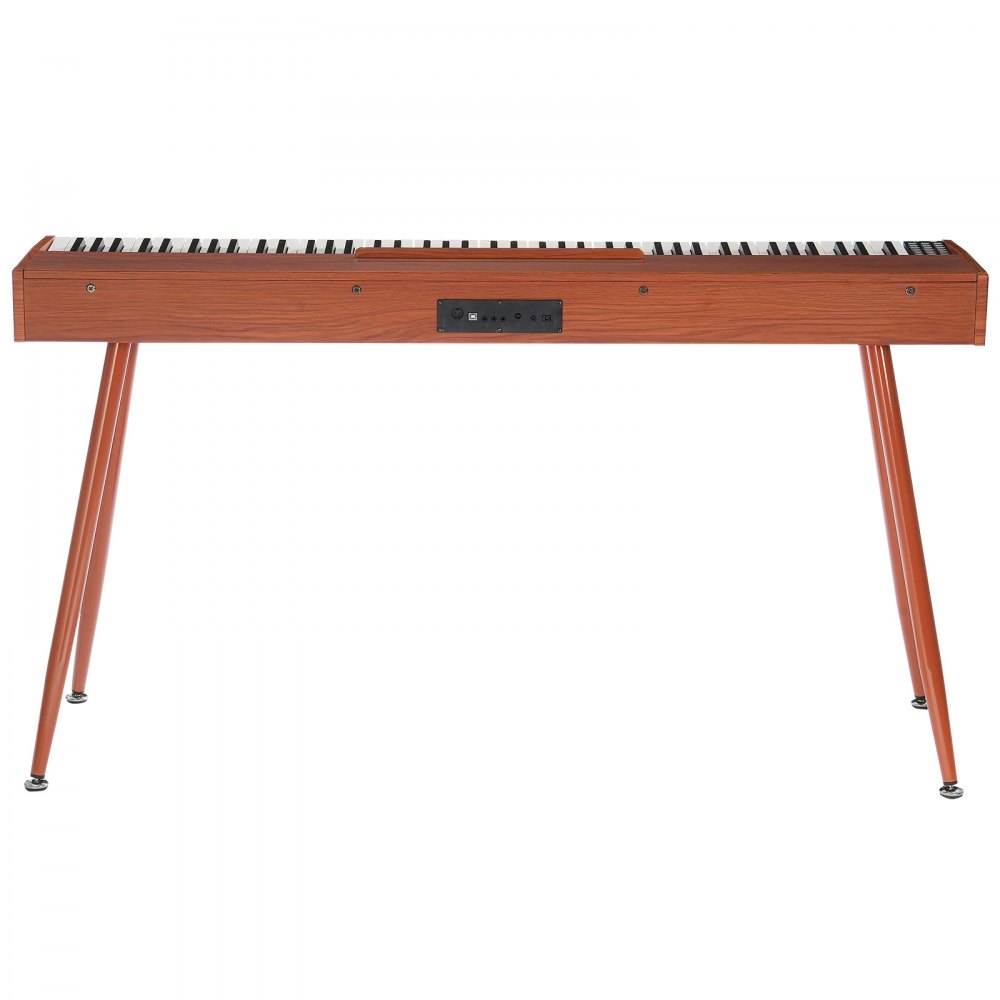 Piano digital contrapesado VEVOR, 88 teclas totalmente contrapesadas, piano eléctrico con teclado dual y altavoces, soporte de piano de cuatro patas con auriculares, 200 tonos y ritmos, compatible con Bluetooth/USB/MIDI, para principiantes.