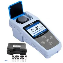 VEVOR Turbidity Meter Portable Turbidimeter 0–1000 NTU Range ISO 7027 Compliant