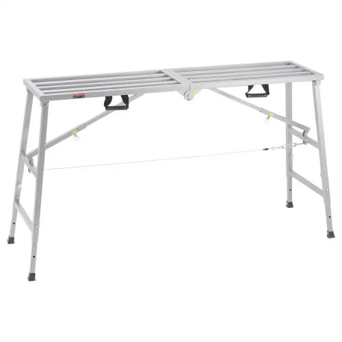 Folding Scaffolding Platform – Adjustable 4-Level Work Stand For Painting, Drywall & Home Maintenance