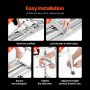 VEVOR Work Platform Adjustable Height Portable Scaffolding Platform 880 lb Load
