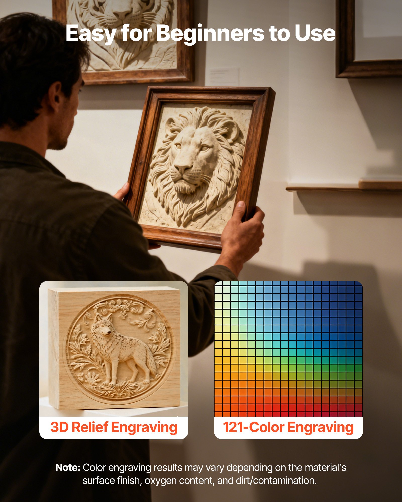 VEVOR 2-in-1 Dual Laser Engraver, 10,000 mm/s High Speed, Portable 20W Blue and 2W IR Laser Engraving Machine, 160 x 140 mm Engraving Area, Manual & Auto Focus, DIY Engraver Tool, for Wood Acrylic