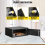 VEVOR Black Digital Electronic Safe Box Keypad Lock Security Home Office Hotel