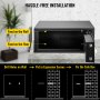 VEVOR Black Digital Electronic Safe Box Keypad Lock Security Home Office Hotel