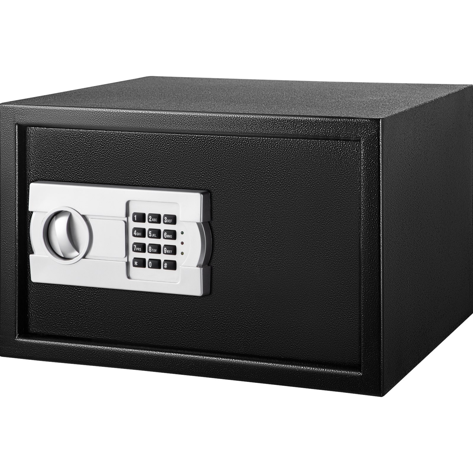 VEVOR Caja fuerte de seguridad de 1.2 pies cúbicos con cerradura digital, caja fuerte digital con dos llaves, construcción de acero al carbono ideal para el hogar, hotel y oficina