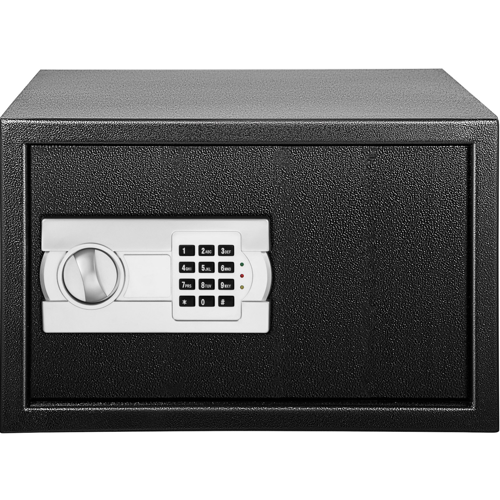 VEVOR Caja fuerte de seguridad de 1.2 pies cúbicos con cerradura digital, caja fuerte digital con dos llaves, construcción de acero al carbono ideal para el hogar, hotel y oficina