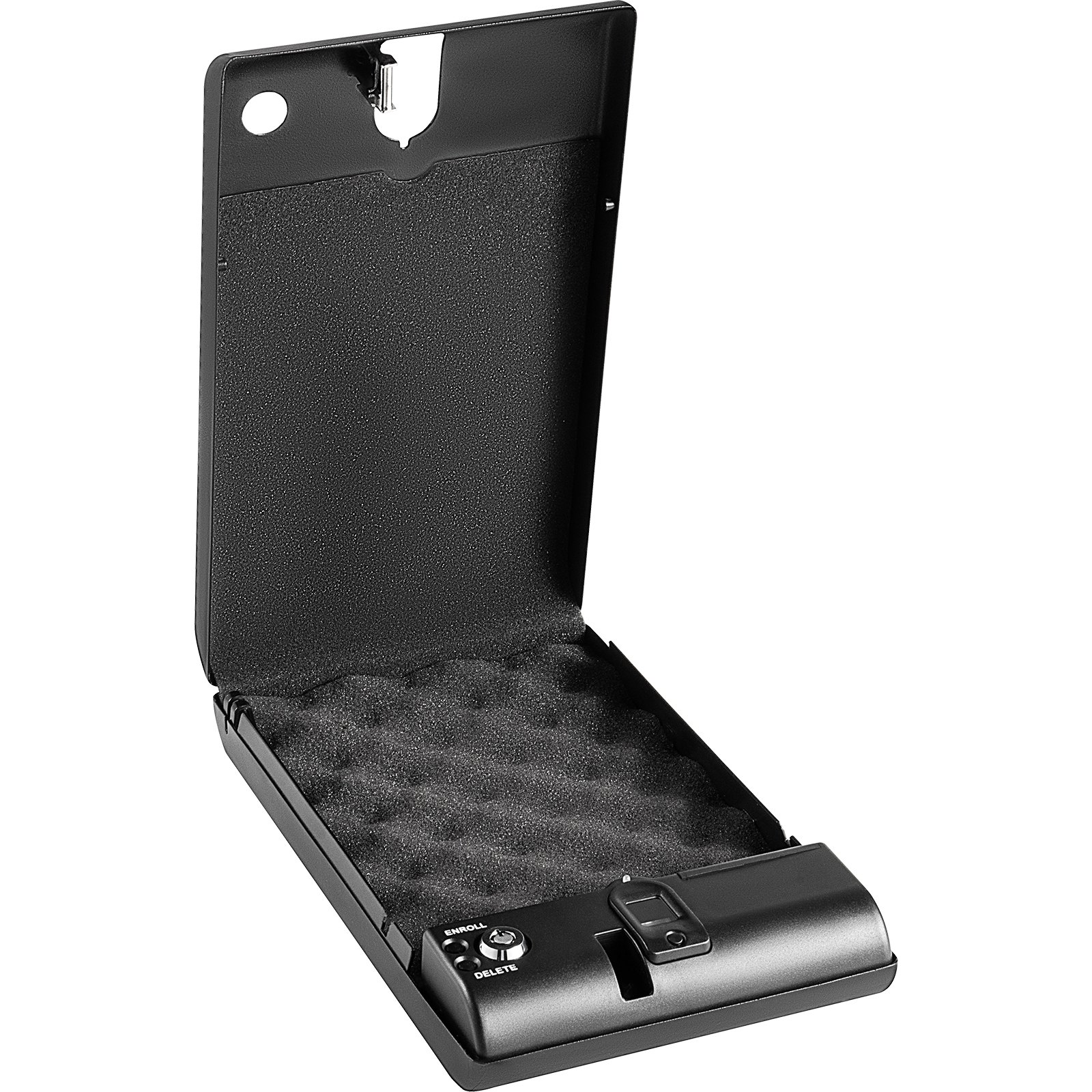 VEVOR Gun Security Safe Box Pistol Safe 27cm Lock Box Cabinet Biometric Finger