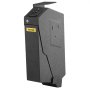 VEVOR Single Handgun Safe Box Handgun Pistol Safe Box Vault Storage Case Handgun Holder with 2 Keys Home Use