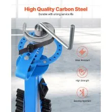 VEVOR Manual Bending Machine, Pipe Tube Bender with 14 Bending Dies, 200° Heavy-Duty Tube Bending Tool for Copper Aluminum Iron Pipes, Ideal for HVAC Air Conditioning Refrigerator Auto Repair